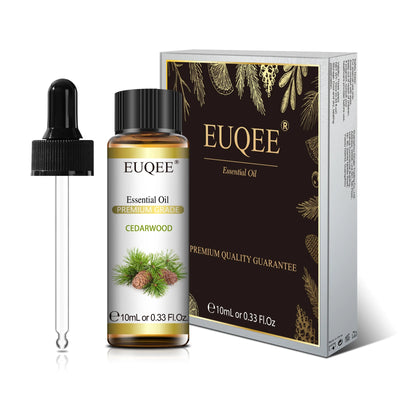 AROMAS Aceite esencial de plantas naturales de 10Ml con gotero para difusor humidificador aceites esenciales de lavanda jazmín eucalipto vainilla