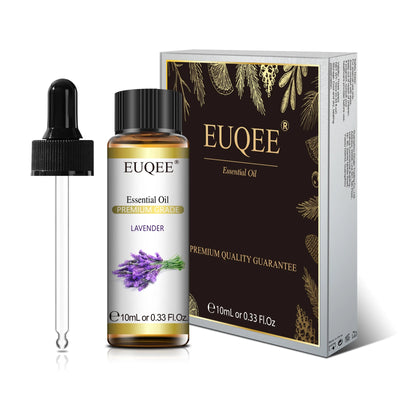 AROMAS Aceite esencial de plantas naturales de 10Ml con gotero para difusor humidificador aceites esenciales de lavanda jazmín eucalipto vainilla