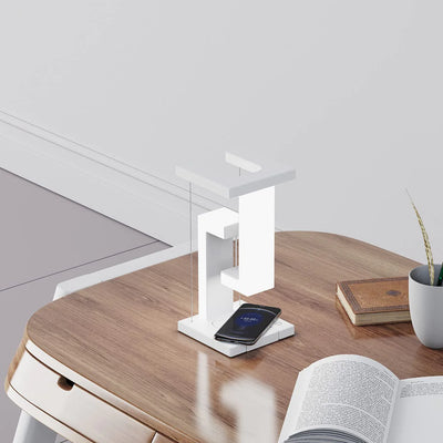 Creative Smartphone Wireless Charging Suspension Table Lamp Balance Lamp Floating for Home Bedroom